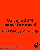 H&M Black Friday -20% na sve