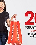 Mana webshop akcija 20% popusta