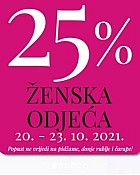 Mana webshop akcija 25% popusta na žensku odjeću