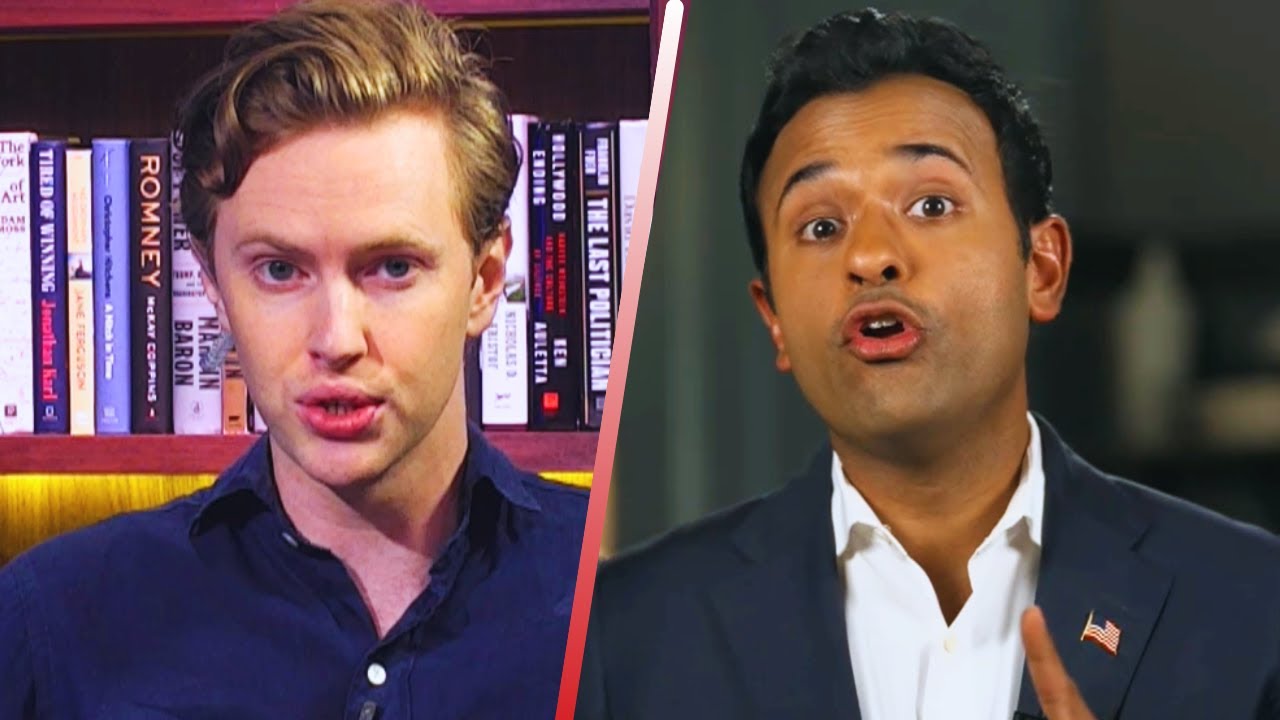 Thumbnail for 'Are You Serious!?' Vivek Ramaswamy Melts Down When Confronted With His Own Trump Bashing