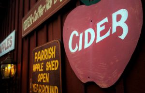 Cider sign