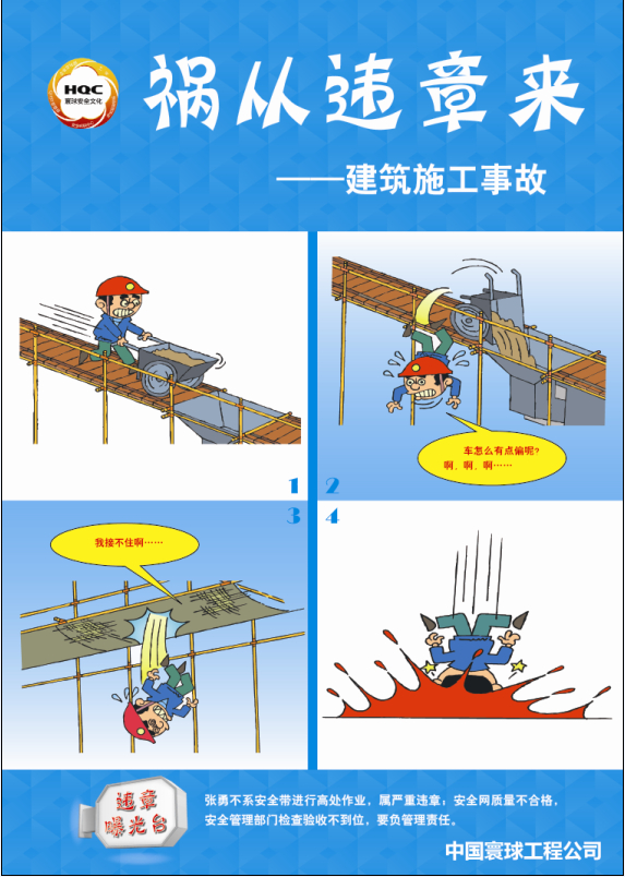 祸从违章来——建筑施工事故8块