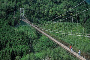 谷瀬の吊橋