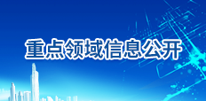 重点领域信息公开