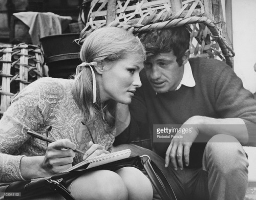 Ursula Andress & John-Paul Belmondo circa 1965