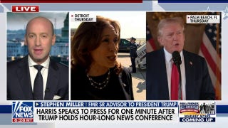 Miller: Kamala Harris cannot be president if she can't do a news conference - Fox News