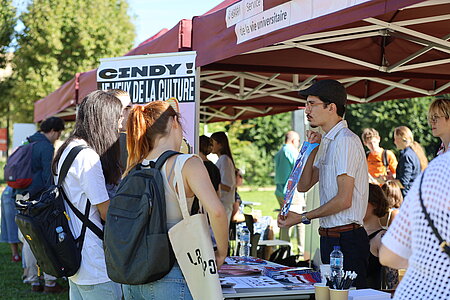 Stand carte culture lors de la rentrée universitaire 2022/2023