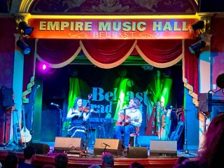 Checked in at The Empire Music Hall. Zoe Conway kicking off Belfast Trad Fest! — with Jessica