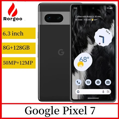 Google Pixel 7 Pixel7 5G Smartphone 6.3 "8GB RAM 128G ROM Mobile Octa Core Cell telefono sbloccato originale Google Tensor G2 Android