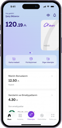 Rəqəmsal karta sahib ol!