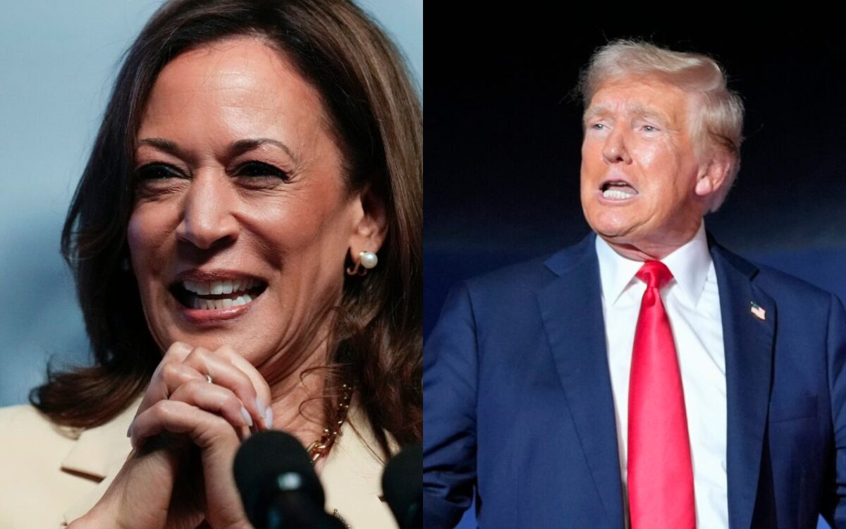 Kamala Harris and Donald Trump