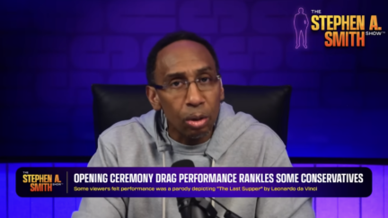 Stephen A. Smith reacts to Olympic opening ceremony