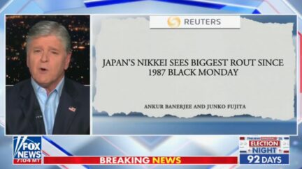 Sean Hannity and the Nikkei