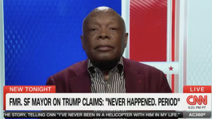 Willie Brown Says Trump Tale of Sharing Near Helicopter Death Not True, 'Period'