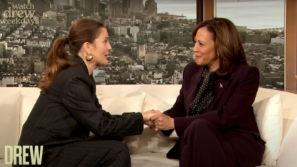 Drew Barrymore, Kamala Harris Cringe Exchange Goes Viral