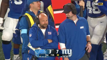 New York Giants coach Brian Daboll waits for first down ruling as officials use Hawk-Eye technology