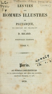 Cover of edition lesviesdeshomme05plut