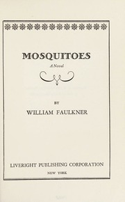 Cover of edition mosquitoesnovel0000faul