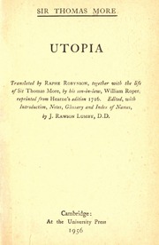 Cover of edition utopiamore200moreuoft