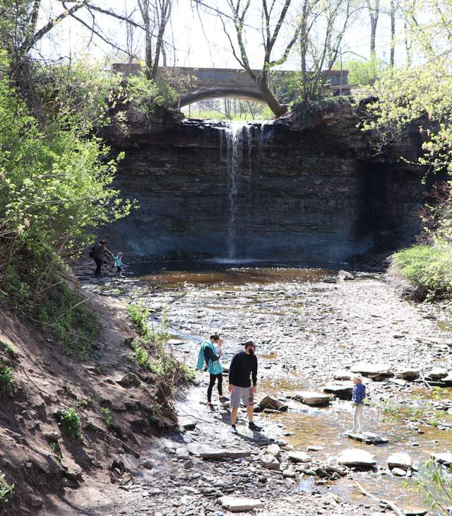 Wequiock Falls in the Town of Scott