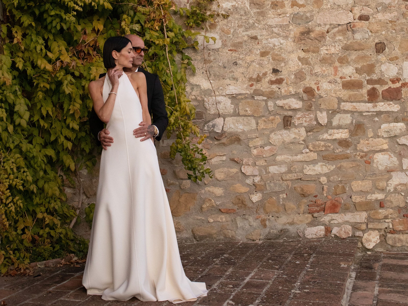 Athena Calderone Wore Dior for Her Intimate Vow Renewal in Umbria, Italy