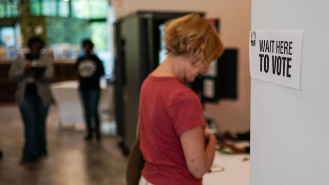 Georgians Head To The Polls To Cast Their Votes In The State's Primary Election 