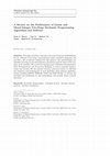 Research paper thumbnail of Computational Optimization and Applications A Review on the Performance of Linear and Mixed Integer Two-Stage Stochastic Programming Algorithms and Software