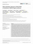 Research paper thumbnail of DNA methylation signatures in Blood DNA of Hutchinson–Gilford Progeria syndrome