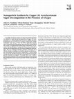 Research paper thumbnail of Nanoparticle Synthesis by Copper (II) Acetylacetonate Vapor Decomposition in the Presence of Oxygen