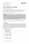 Research paper thumbnail of Cyclic cliticization in Icelandic