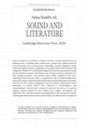 Research paper thumbnail of Anna Snaith, ed: SOUND AND LITERATURE - by Mahesh Sharma