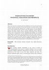 Research paper thumbnail of PAKISTAN'S BLUE ECONOMY POTENTIAL, CHALLENGES AND PROSPECTS