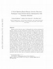 Research paper thumbnail of A Novel Skeleton-Based Human Activity Discovery Technique Using Particle Swarm Optimization with Gaussian Mutation