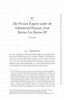 Research paper thumbnail of Potts 2023. The Persian Empire under the Achaemenid Dynasty, from Darius I to Darius III. Pp. 417-520 in Radner, K., Moeller, N. and Potts, D.T., eds. The Oxford History of the Ancient Near East, vol. 5. New York: Oxford University Press.