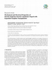 Research paper thumbnail of Mechanical and Electrical Properties of Styrene-Isoprene-Styrene Copolymer Doped with Expanded Graphite Nanoplatelets