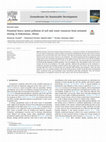 Research paper thumbnail of Potential heavy metal pollution of soil and water resources from artisanal mining in Kokoteasua, Ghana