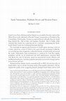 Research paper thumbnail of Saudi Nationalism, Wahhabi Daʿwā, and Western Power