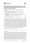 Research paper thumbnail of Association between the New COVID-19 Cases and Air Pollution with Meteorological Elements in Nine Counties of New York State