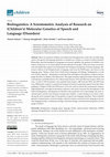 Research paper thumbnail of Biolinguistics: A Scientometric Analysis of Research on (Children’s) Molecular Genetics of Speech and Language (Disorders)