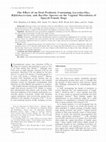 Research paper thumbnail of The Effect of an Oral Probiotic Containing Lactobacillus , Bifidobacterium, and Bacillus Species on the Vaginal Microbiota of Spayed Female Dogs