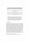 Research paper thumbnail of Separation and Modularization of Design Patterns-Specific Concerns in Detailed Architectural Design