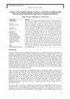 Research paper thumbnail of Analysis of the English Language Teachers' Constraints in Implementing Outcome-Based Educational Approach for Engineering Students