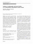 Research paper thumbnail of Synthesis, Crystallographic and Spectral Studies of 3-(4-(Phenylamino) Phenylamino)Cyclohex-2-Enone