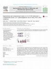 Research paper thumbnail of Experimental and computational study on 2,2′-[(1E,2E)-hydrazine-1,2-diylidenedi(1E)eth-1-yl-1-ylidene]diphenol and its Ni(II), Pt(II), Pd(II) complexes