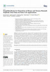 Research paper thumbnail of Simplified Route for Deposition of Binary and Ternary Bismuth Sulphide Thin Films for Solar Cell Applications