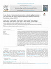 Research paper thumbnail of Acute effects of neonicotinoid insecticides on Mytilus galloprovincialis: A case study with the active compound thiacloprid and the commercial formulation calypso 480 SC