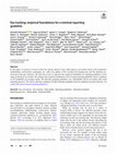 Research paper thumbnail of Eye tracking: empirical foundations for a minimal reporting guideline