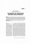 Research paper thumbnail of Construções do pensamento feminista latino-americano