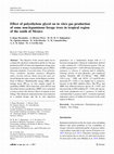 Research paper thumbnail of Effect of polyethylene glycol on the in vitro gas production and fermentation parameters leaves of six fodder shrubs of northern Algeria