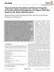 Research paper thumbnail of Theoretical Study of Interfacial and Electronic Properties of Transition Metal Dichalcogenides and Organic Molecules Based van der Waals Heterostructures